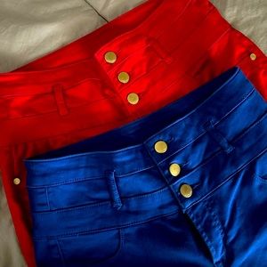 Refuge high waisted super skinny jeans. Sold together.